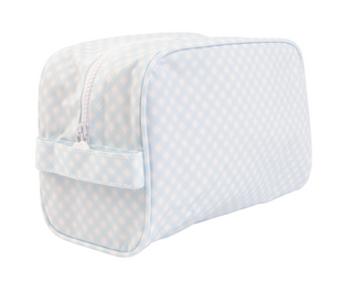 Dopp Kit - Blue Gingham