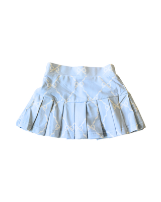 Toddler Bow Lattice Tennis Skirt Set | Little Harts