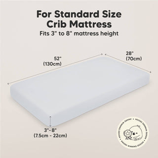 2-pack Organic Cotton Fitted Crib Sheet