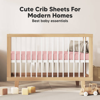 2-pack Organic Cotton Fitted Crib Sheet