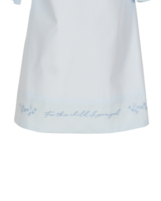 For This Child I Prayed Daygown: Blue