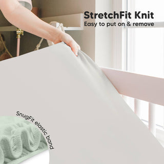KeaBabies 2-Pack Isla Fitted Crib Sheet
