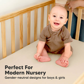2pk Waterproof Crib Sheets, Baby Mattress Protector