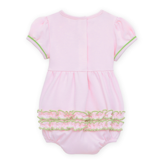 Bayou Baby Ruffle Bubble - Pink