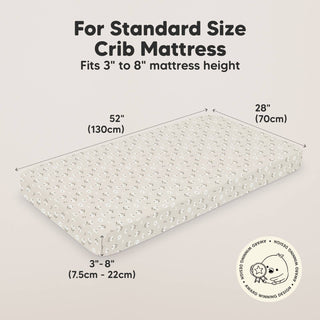 2-pack Organic Cotton Fitted Crib Sheet